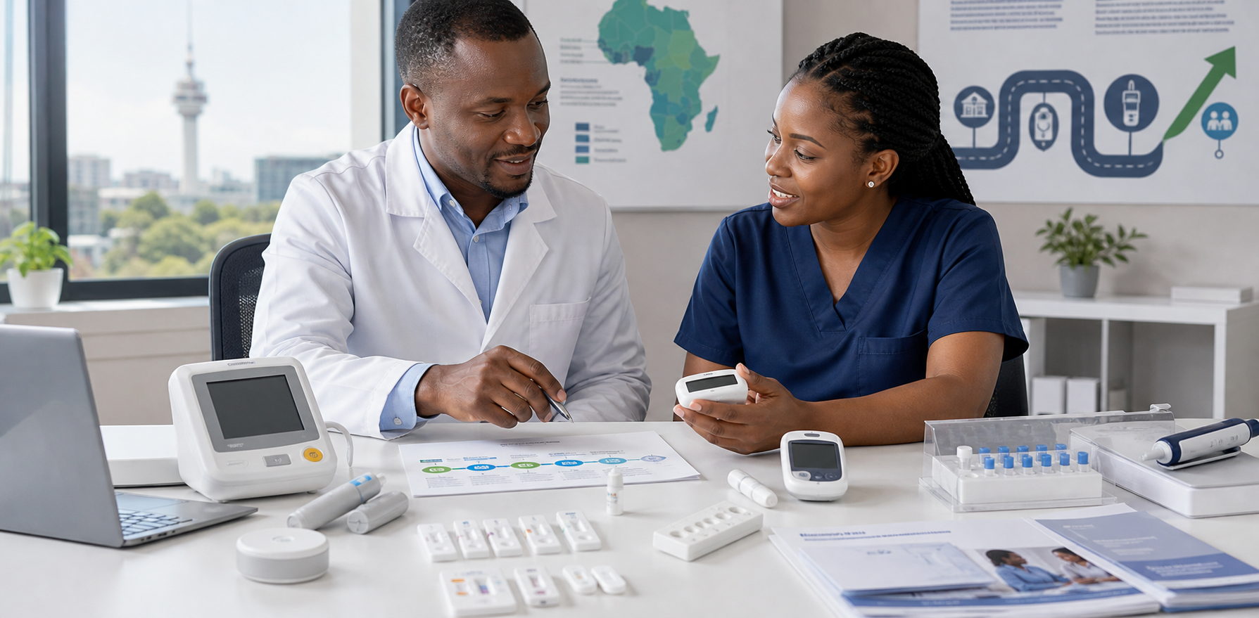 Healthcare product pipeline visual